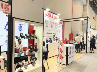 Win eurasia 2026 fuarında Valvos standı